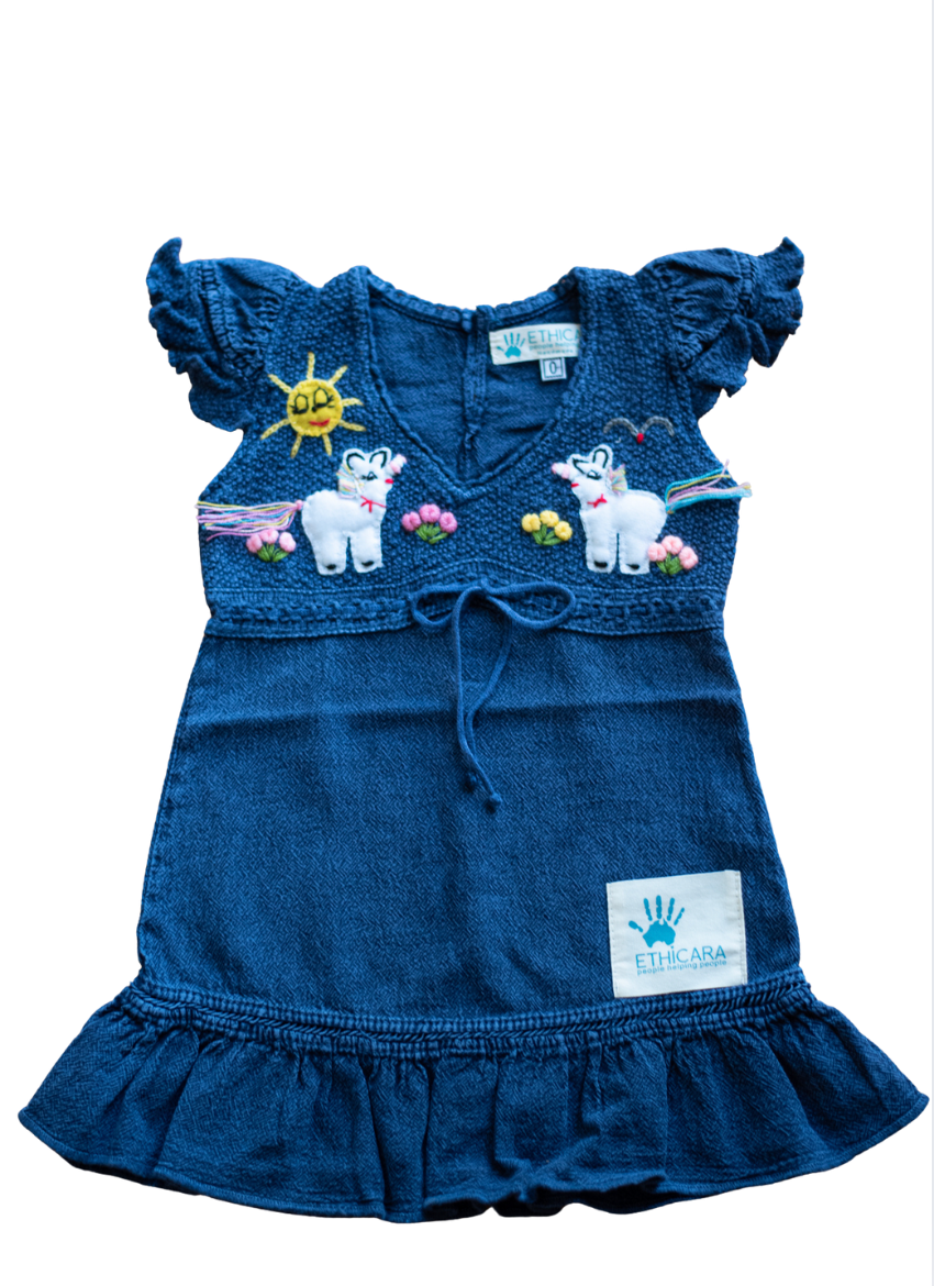 Magui (Unicorn) Ruffled Cotton Dress